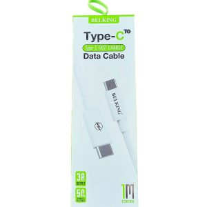 کابل تایپ سی به تایپ سی فست شارژ مدل BELKING طول 1 متر