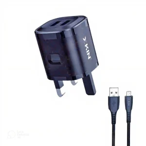 شارژر دیواری ۱۲وات ایکس کین مدل XK-HC103 به همراه کابل MicroUSB