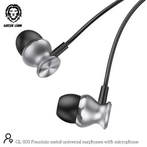 هندزفری فلزی گرین Green Metal Earphone 3.5mm