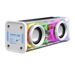اسپیکر بلوتوثی RGB V8 قابل حمل با چراغ‌های رقص نور