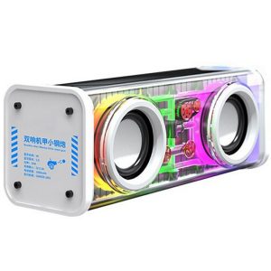 اسپیکر بلوتوثی RGB V8 قابل حمل با چراغ‌های رقص نور